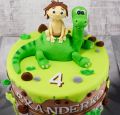Torta Torta narodeninova dinosaurus