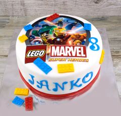 Torta Lego Marvel
