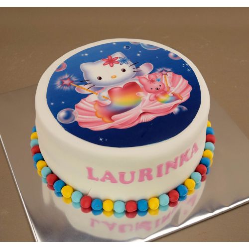 Torty » Torta Torta Hello Kitty s jedlým obrázkom pre Laurinku