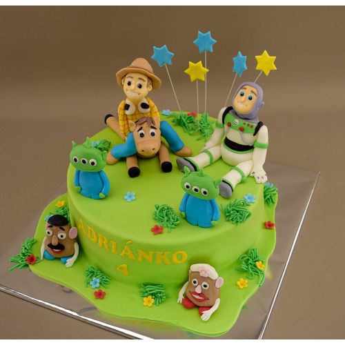 Torty » Torta Narodeninová torta Toy story s postavičkami