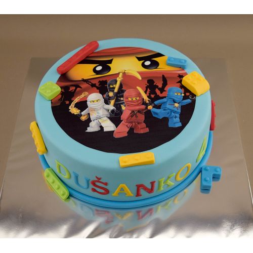 Svadobné torty » Torta Narodeninová torta lego Ninja