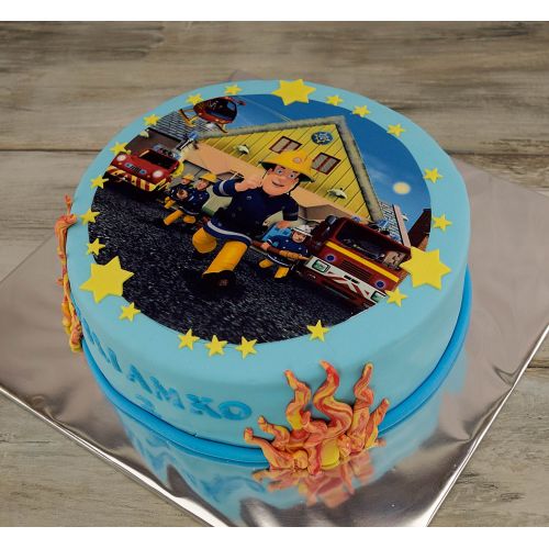 Torty » Torta Narodeninová torta Požiarnik Sam