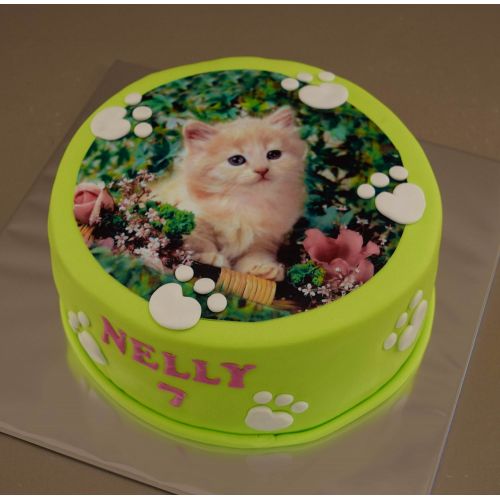 Svadobné torty » Torta Narodeninová torta s jedlým obrázkom