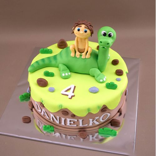Torty » Torta Narodeninová torta s dinosaurom