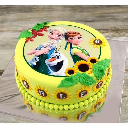 Najnovšie torty » Torta Narodeninová torta letná frozen