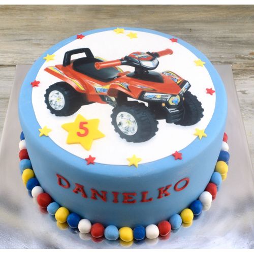Najnovšie torty » Torta Detská narodeninová torta s jedlým obrázkom pre chlapca