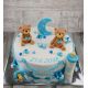 Svadobné torty » Torta Krstinová torta s mackom