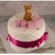 Svadobné torty » Torta Krst macko a kocky