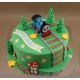 Torty » Torta Detská narodeninová torta vláčik Tomás pre chlapca Martinko 5 rokov