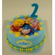 Svadobné torty » Torta Torta s jedlým obrázkom Macko Pooh
