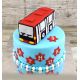 Torty » Torta Narodeninová torta s autobusom