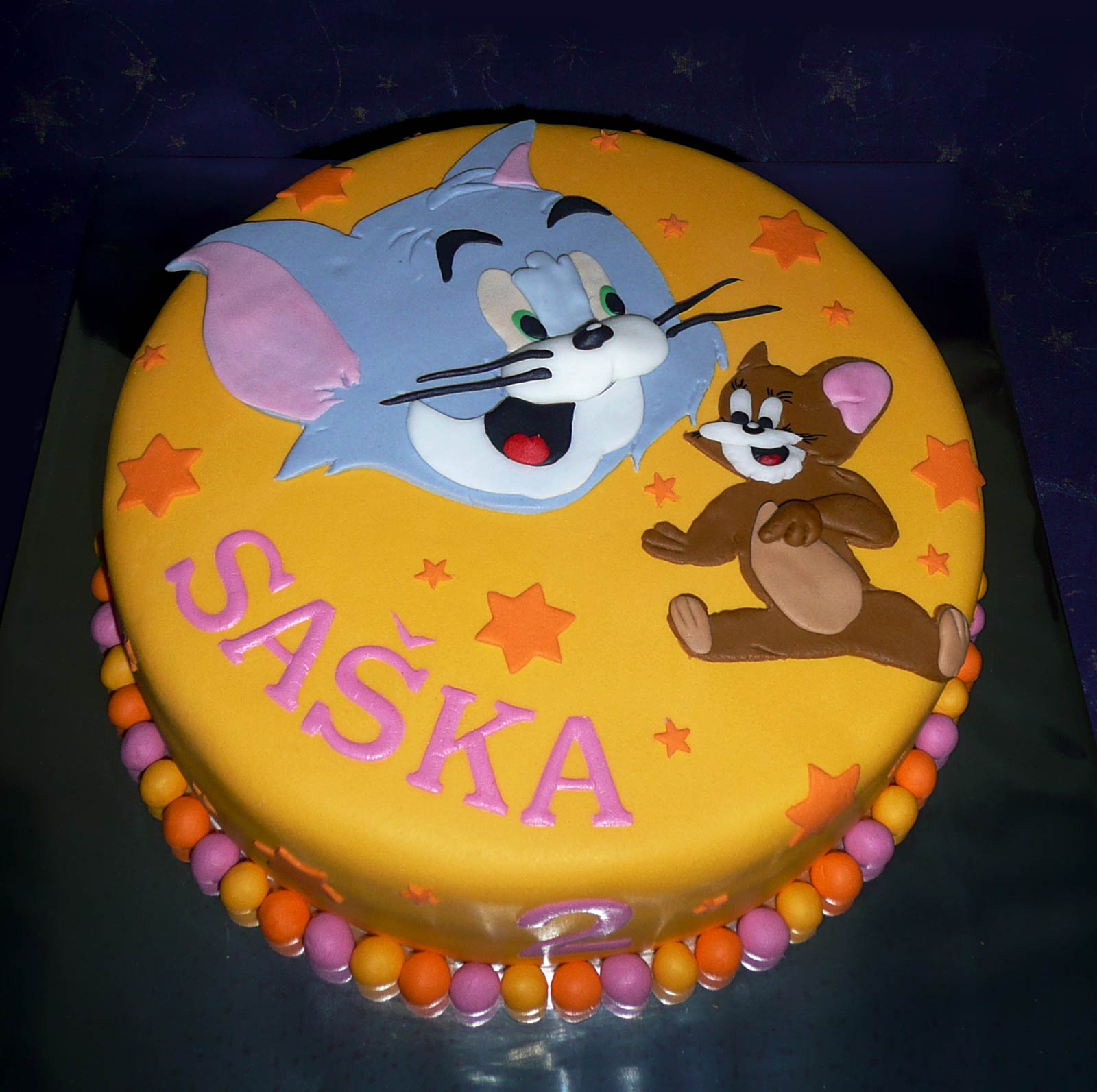Torta Tom a Jerry 2D, torta pre dievča Sášku